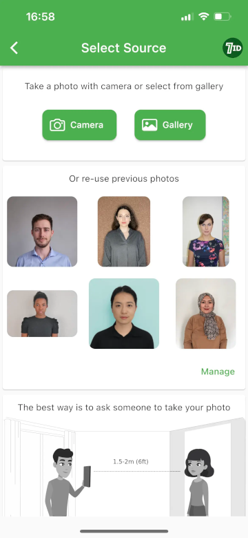 7ID App: Cyprus Visa Photo Maker