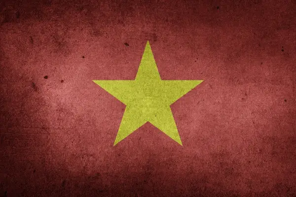 Visto eletrônico do Vietnã: bandeira vietnamita
